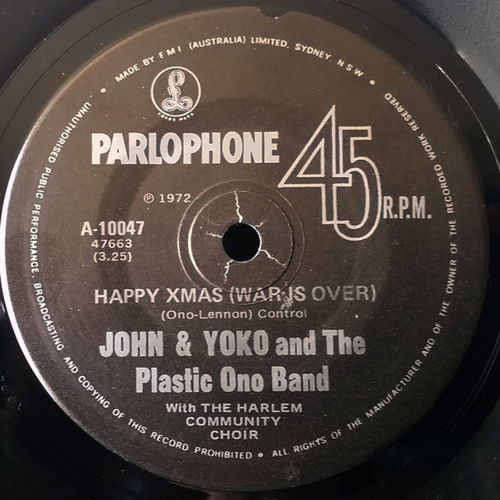 John Lennon & Yoko Ono, The Plastic Ono Band, The Harlem Community Choir – Happy Xmas (War Is Over) (LP, Vinyl Record Album)