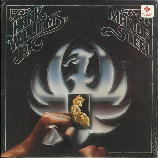 Hank Williams Jr. – Man Of Steel (LP, Vinyl Record Album)