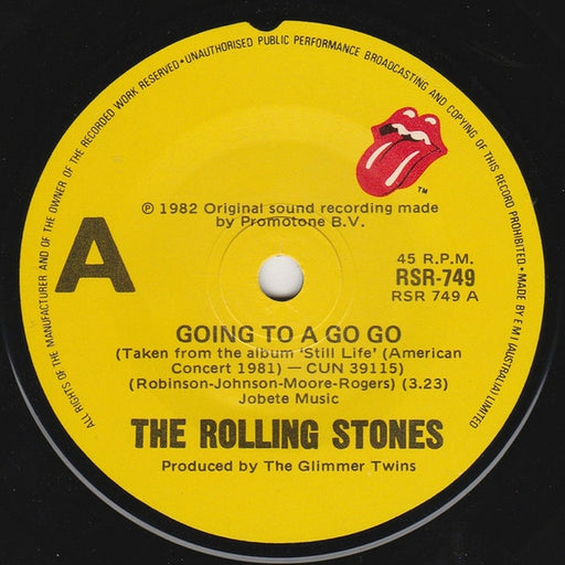 The Rolling Stones – Going To A Go Go (Live) (LP, Vinyl Record Album)