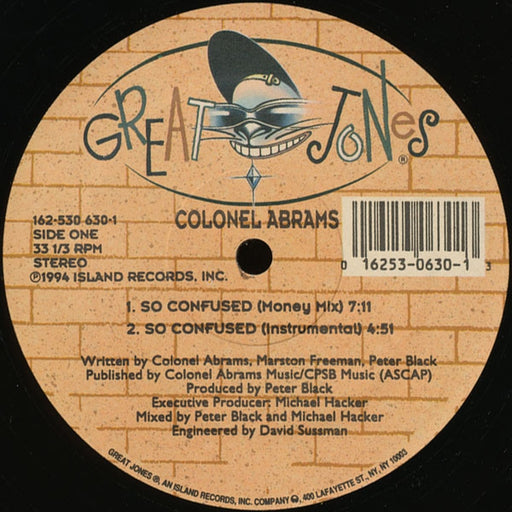 Colonel Abrams – So Confused (LP, Vinyl Record Album)