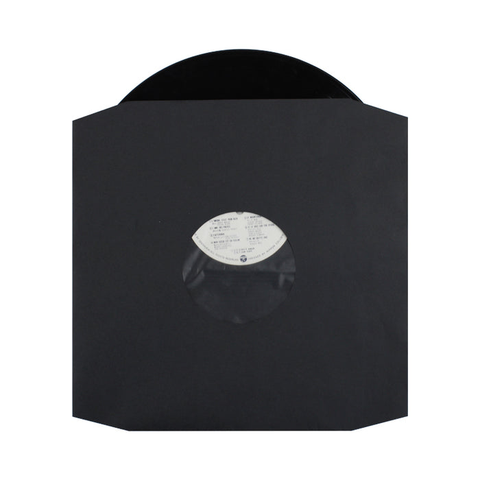 Black Paper & Plastic Poly-Lined Record Inner Sleeves 80 gr