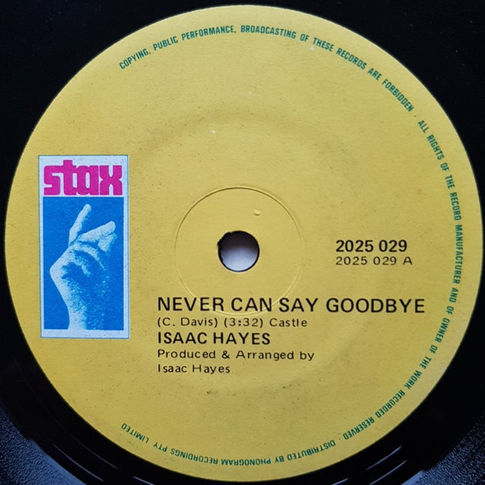 Isaac Hayes – Never Can Say Goodbye (LP, Vinyl Record Album)