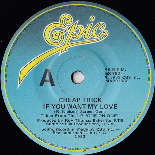 Cheap Trick – If You Want My Love (LP, Vinyl Record Album)