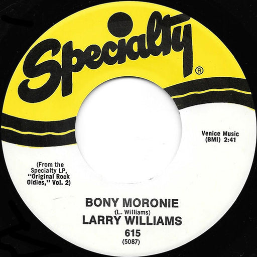 Larry Williams – Bony Moronie / You Bug Me, Baby (LP, Vinyl Record Album)