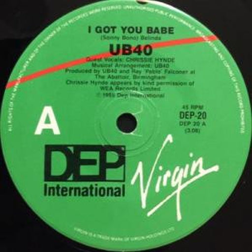 UB40 – I Got You Babe (LP, Vinyl Record Album)