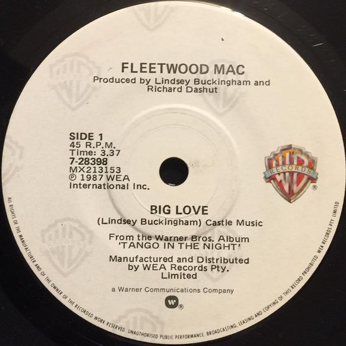 Fleetwood Mac – Big Love (LP, Vinyl Record Album)