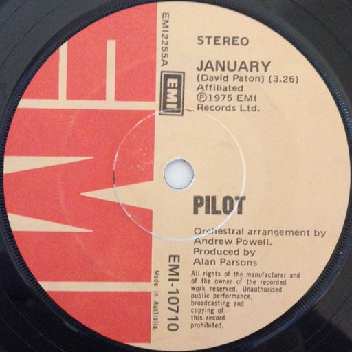 Pilot – January (LP, Vinyl Record Album)