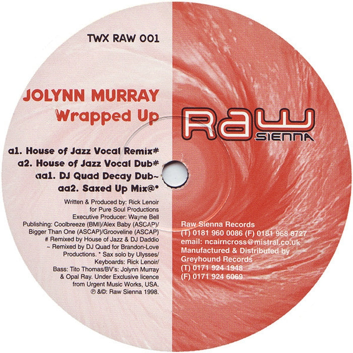 Jolynn Murray – Wrapped Up (The USA Remixes) (LP, Vinyl Record Album)