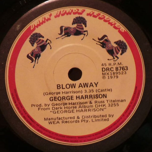 George Harrison – Blow Away (LP, Vinyl Record Album)