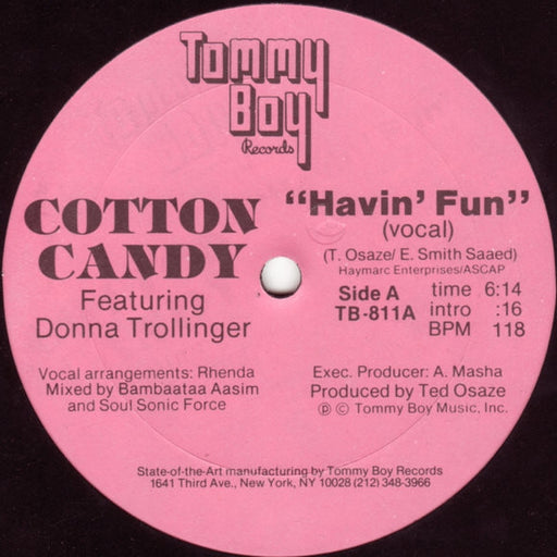 Cotton Candy, Donna Trollinger – Havin' Fun (LP, Vinyl Record Album)