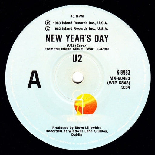 U2 – New Year's Day (LP, Vinyl Record Album)