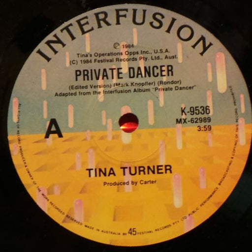 Tina Turner – Private Dancer (LP, Vinyl Record Album)