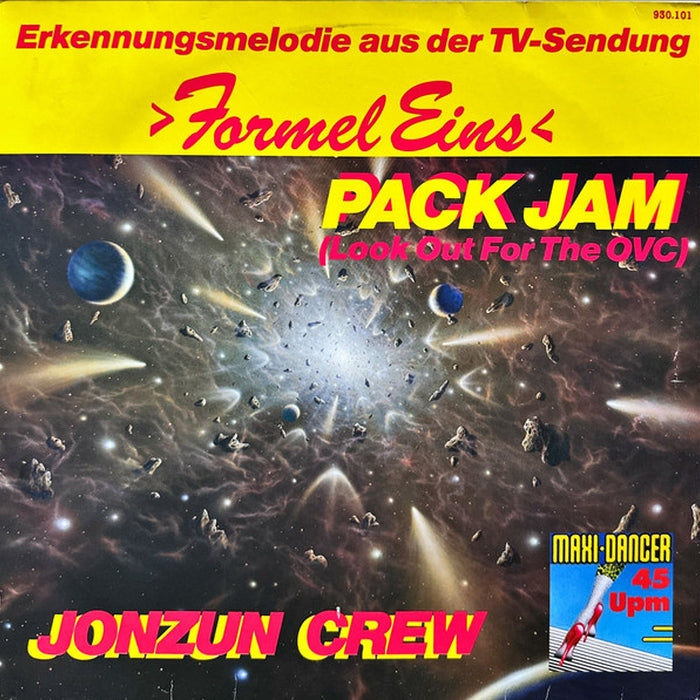 The Jonzun Crew – Pack Jam (Look Out For The OVC) (LP, Vinyl Record Album)