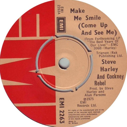 Steve Harley & Cockney Rebel – Make Me Smile (Come Up And See Me) (LP, Vinyl Record Album)