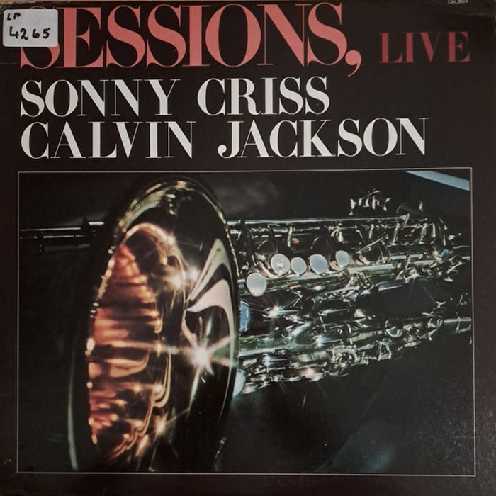 Sonny Criss, Calvin Jackson – Sessions, Live (LP, Vinyl Record Album)