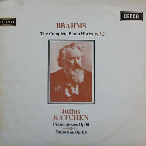 Johannes Brahms, Julius Katchen – The Complete Piano Works Vol. 2 (LP, Vinyl Record Album)