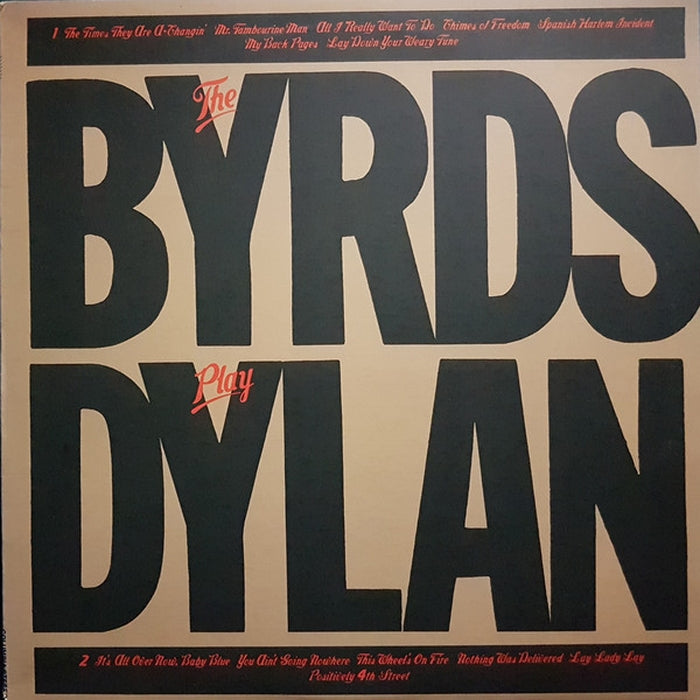 The Byrds – The Byrds Play Dylan (LP, Vinyl Record Album)