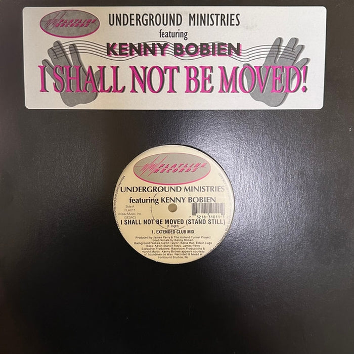 Underground Ministries, Kenny Bobien – I Shall Not Be Moved (Stand Still) (LP, Vinyl Record Album)