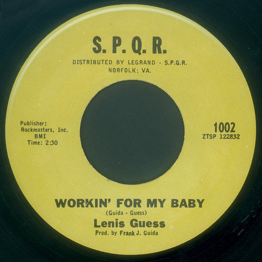 Lenis Guess – Workin' For My Baby / Just Ask Me (LP, Vinyl Record Album)