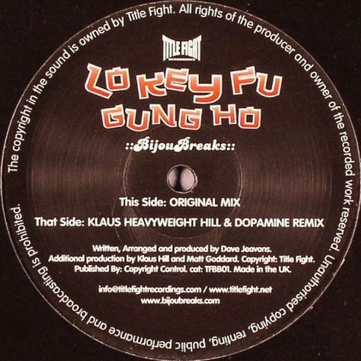 Lo-Key Fu – Gung Ho (LP, Vinyl Record Album)