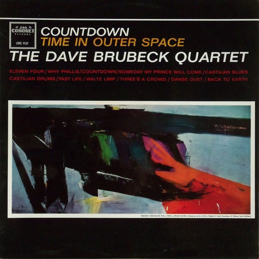 The Dave Brubeck Quartet – Countdown: Time In Outer Space (LP, Vinyl Record Album)