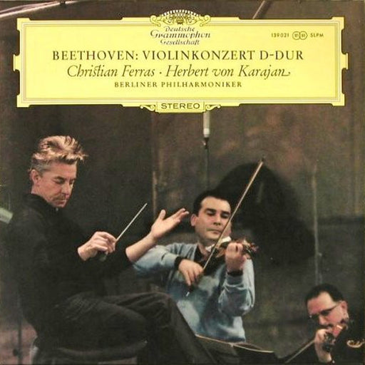Ludwig Van Beethoven, Christian Ferras, Herbert von Karajan, Berliner Philharmoniker – Violinkonzert D-Dur (LP, Vinyl Record Album)