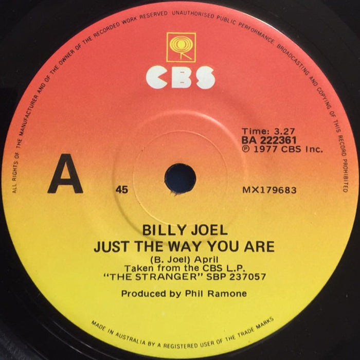 Billy Joel – Just The Way You Are (LP, Vinyl Record Album)