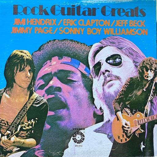 Jimi Hendrix, Eric Clapton, Jeff Beck, Jimmy Page, Sonny Boy Williamson – Rock Guitar Greats (LP, Vinyl Record Album)