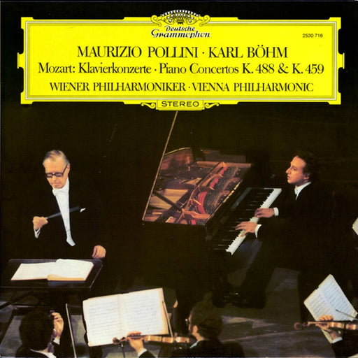 Wolfgang Amadeus Mozart, Maurizio Pollini, Karl Böhm, Wiener Philharmoniker – Klavierkonzerte · Piano Concertos K. 488 & K. 459 (LP, Vinyl Record Album)