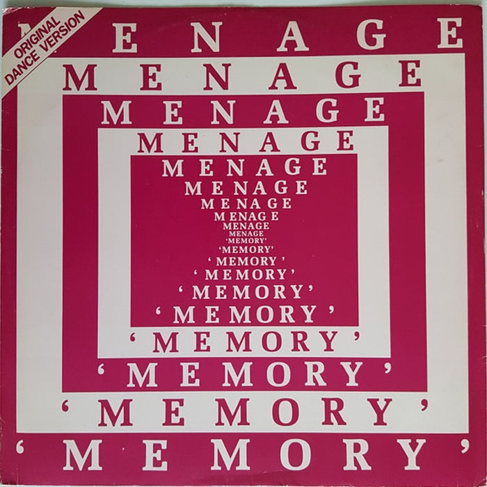 Menage – Memory (LP, Vinyl Record Album)