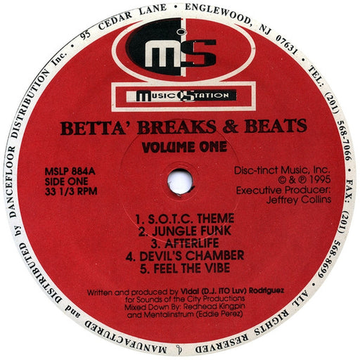 DJ Ito Luv – Betta' Breaks & Beats Volume One (LP, Vinyl Record Album)