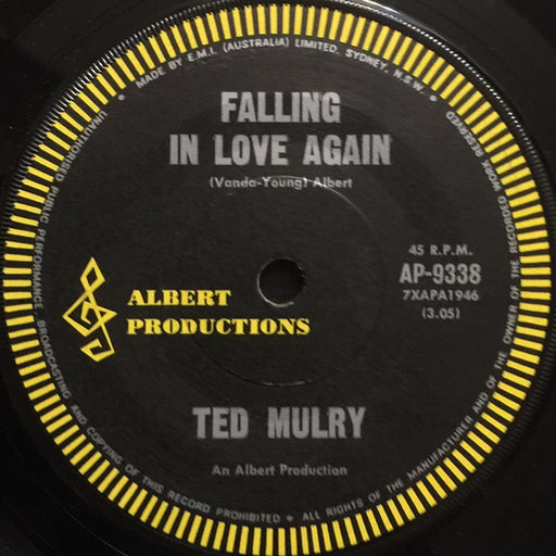 Ted Mulry – Falling In Love Again (LP, Vinyl Record Album)