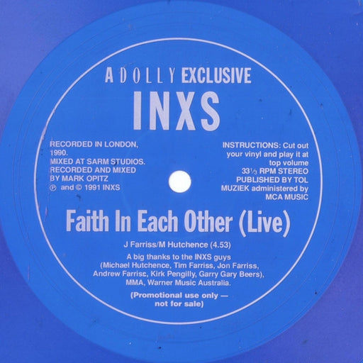 INXS – Faith In Each Other (Live) (LP, Vinyl Record Album)