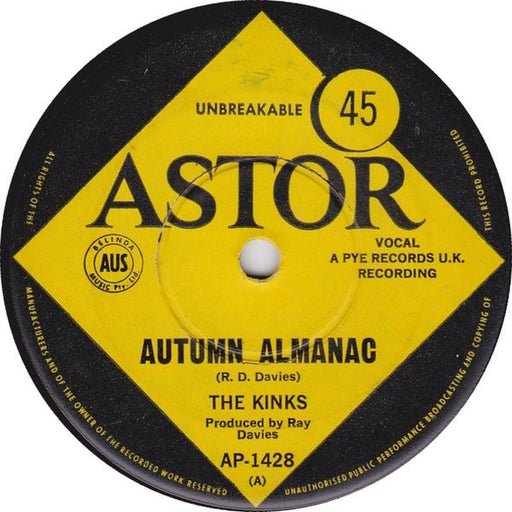 The Kinks – Autumn Almanac (LP, Vinyl Record Album)