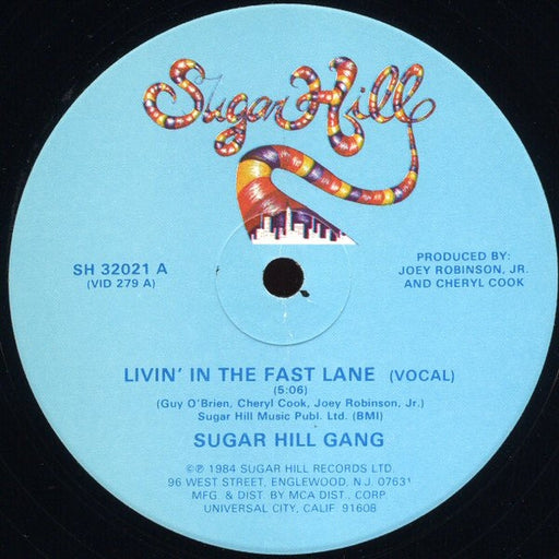 Sugarhill Gang – Livin' In The Fast Lane (LP, Vinyl Record Album)