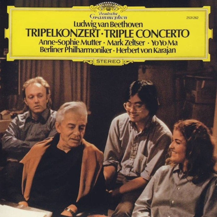 Ludwig van Beethoven, Berliner Philharmoniker, Mark Zeltser, Yo-Yo Ma, Anne-Sophie Mutter, Herbert von Karajan – Tripelkonzert, Triple concerto (LP, Vinyl Record Album)