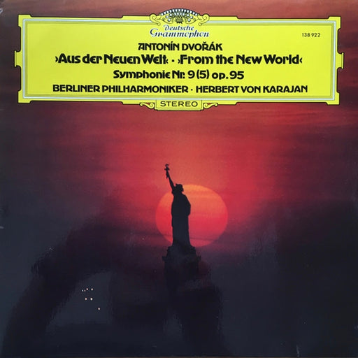 Antonín Dvořák, Berliner Philharmoniker, Herbert von Karajan – »Aus Der Neuen Welt« - »From The New World« - Symphonie Nr.9 Op. 95 (LP, Vinyl Record Album)