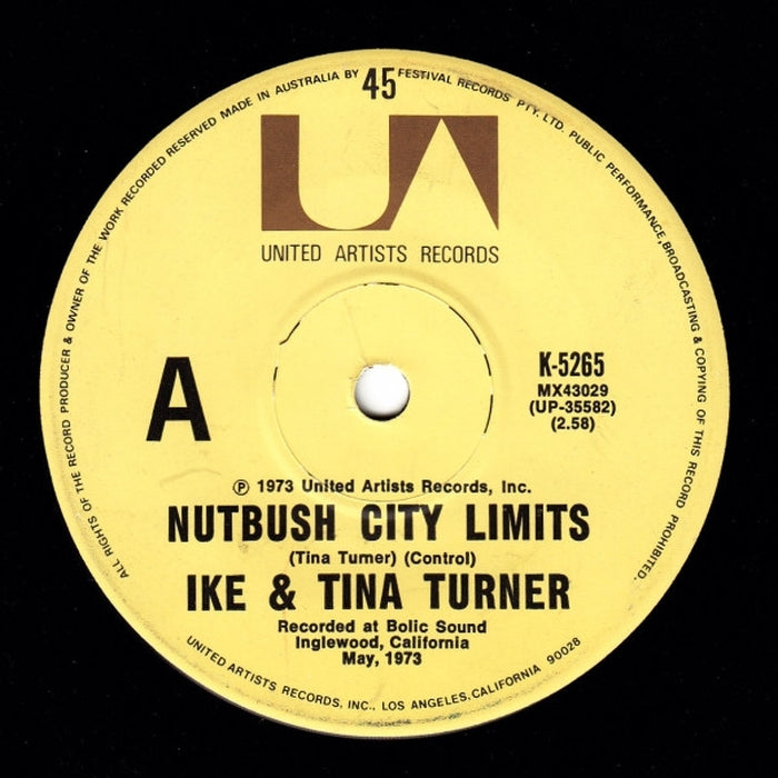 Ike & Tina Turner – Nutbush City Limits (LP, Vinyl Record Album)