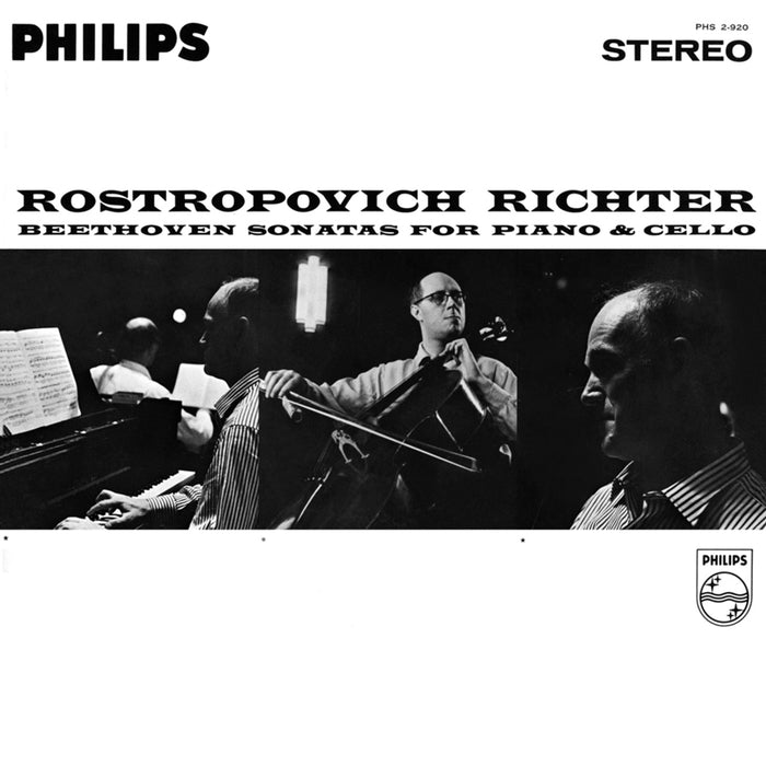 Mstislav Rostropovich, Sviatoslav Richter, Ludwig van Beethoven – Sonatas For Piano & Cello (LP, Vinyl Record Album)