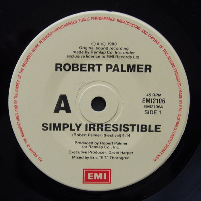 Robert Palmer – Simply Irresistible (LP, Vinyl Record Album)