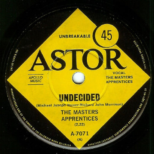 The Master's Apprentices – Undecided (LP, Vinyl Record Album)