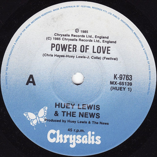 Huey Lewis & The News – Power Of Love (LP, Vinyl Record Album)