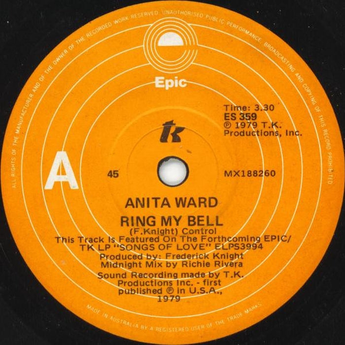 Anita Ward – Ring My Bell (LP, Vinyl Record Album)