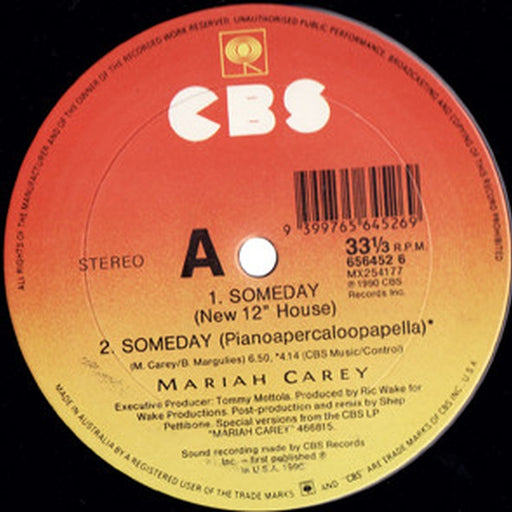 Mariah Carey – Someday (LP, Vinyl Record Album)