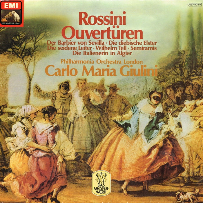 Gioacchino Rossini, Philharmonia Orchestra, Carlo Maria Giulini – Ouvertüren (LP, Vinyl Record Album)