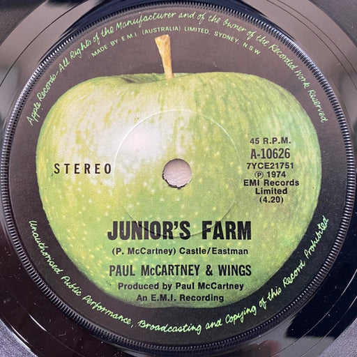 Wings – Junior's Farm (LP, Vinyl Record Album)