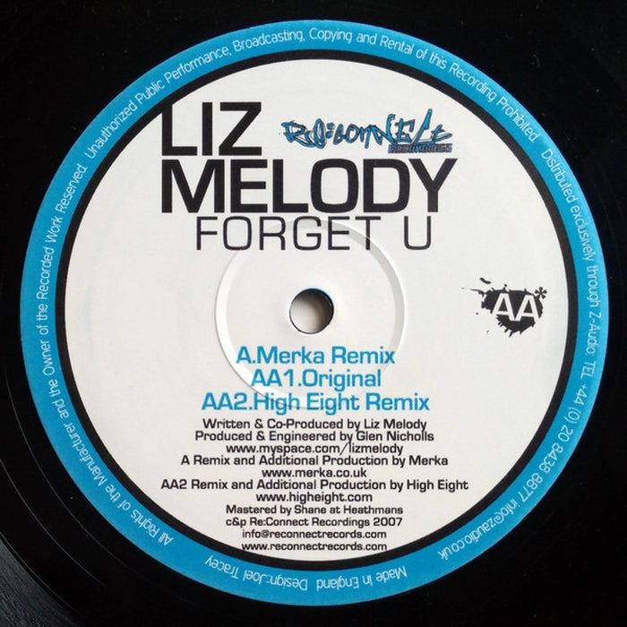 Liz Melody – Forget U (LP, Vinyl Record Album)