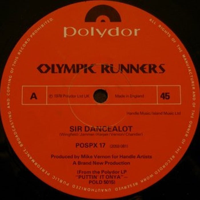 Olympic Runners – Sir Dancealot (LP, Vinyl Record Album)