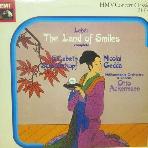 Franz Lehár, Elisabeth Schwarzkopf, Nicolai Gedda, Erich Kunz, Emmy Loose, Philharmonia Orchestra, Otto Ackermann – The Land Of Smiles (LP, Vinyl Record Album)