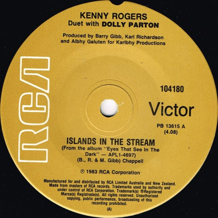 Kenny Rogers, Dolly Parton – Islands In The Stream (LP, Vinyl Record Album)